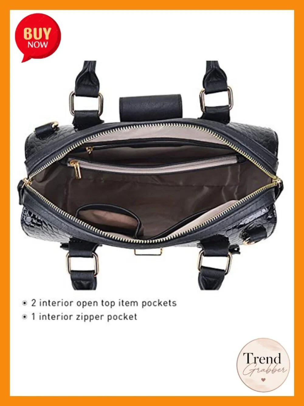 Women's Satchel Purse Top Handle Handbag Vegan Leather Work Tote